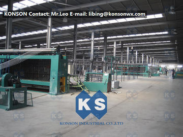 Heavily Galvanized Galfan And PVC Coated Hexagonal Wire Mesh Making Machine